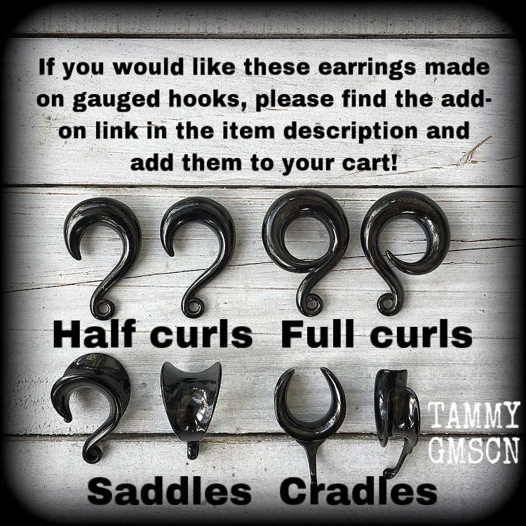 Nightmare Before Christmas earrings-Coffin ear hangers