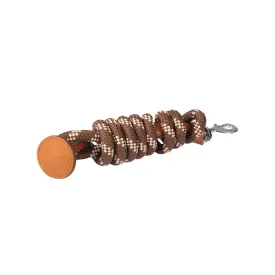 Nylon Braided Lead Rope with Leather Termination