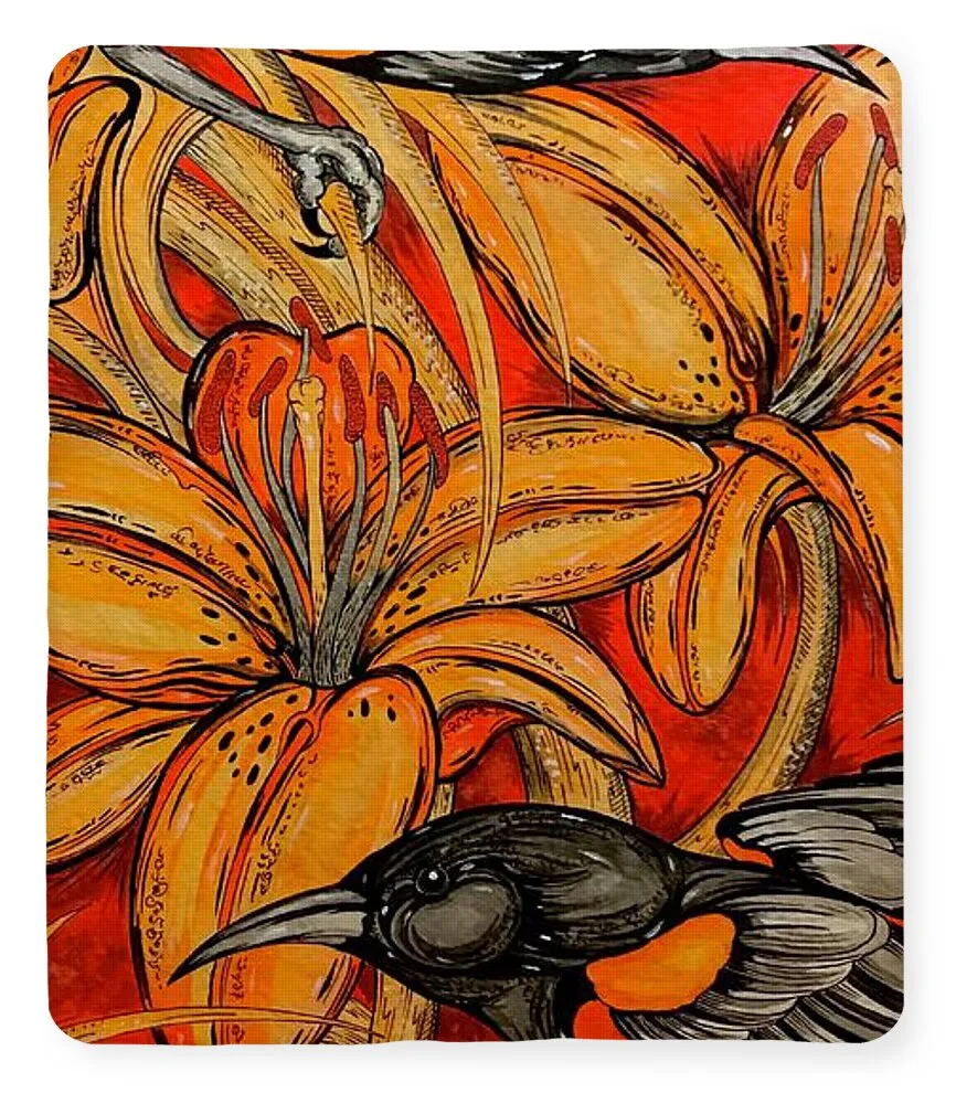 Oriole Pair - Blanket