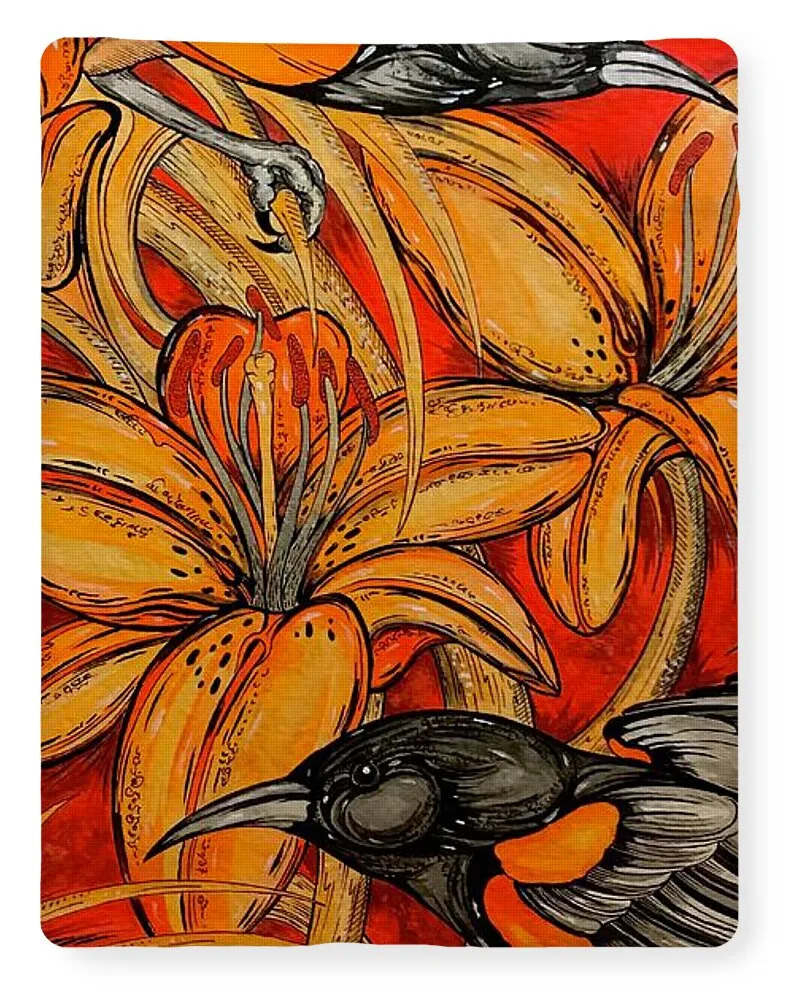 Oriole Pair - Blanket