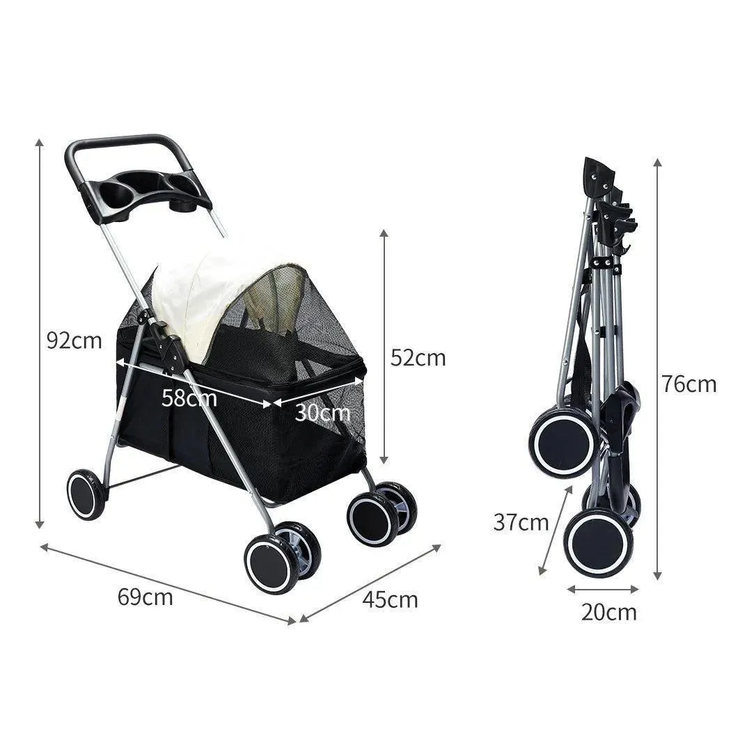 Pawz Compact & Comfortable Pet Stroller