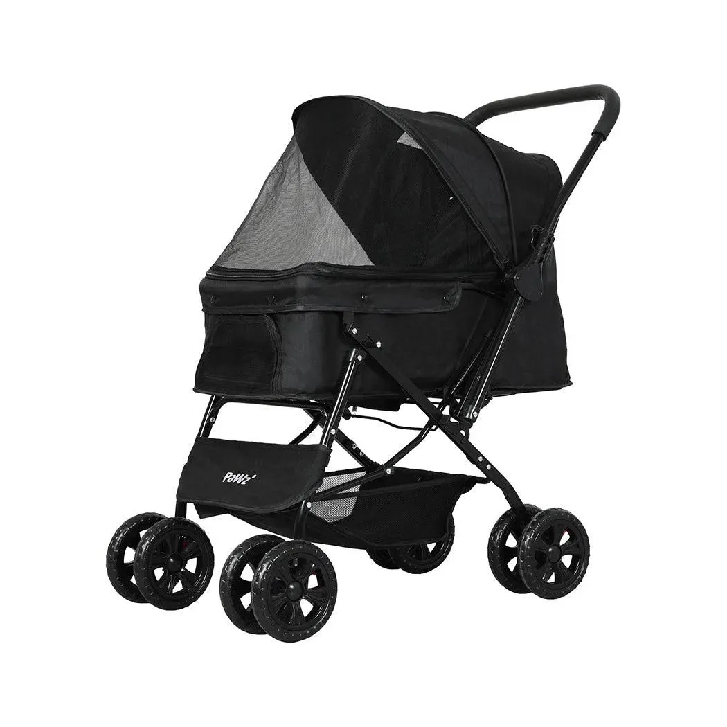 PaWz Pet Dog Stroller Pram 4 Wheels