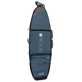 Pro-Lite Wheeled Coffin Triple Shortboard Bag - Blue/Grey
