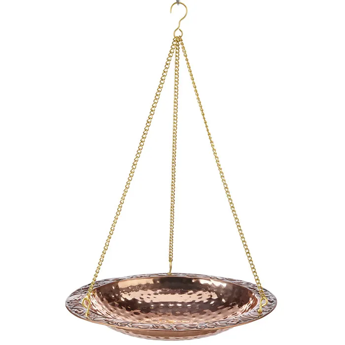 Pure Copper Hanging Bird Bath