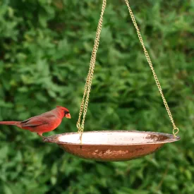Pure Copper Hanging Bird Bath