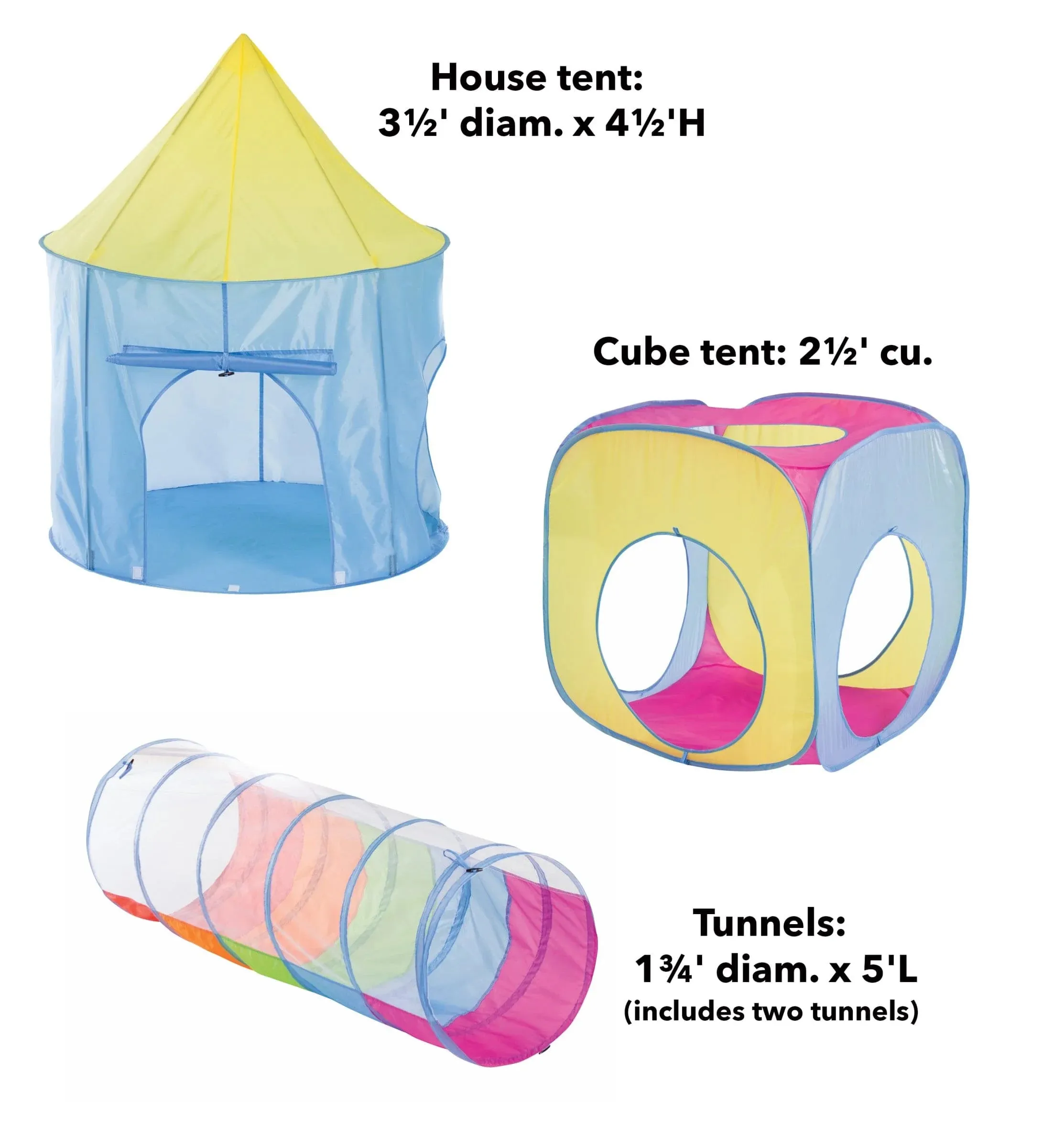 RAINBOW POP-UP TENT & TUNNELS