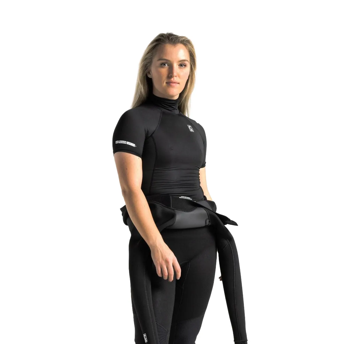Rash Vest X Short Sleeve - Black/Black/White