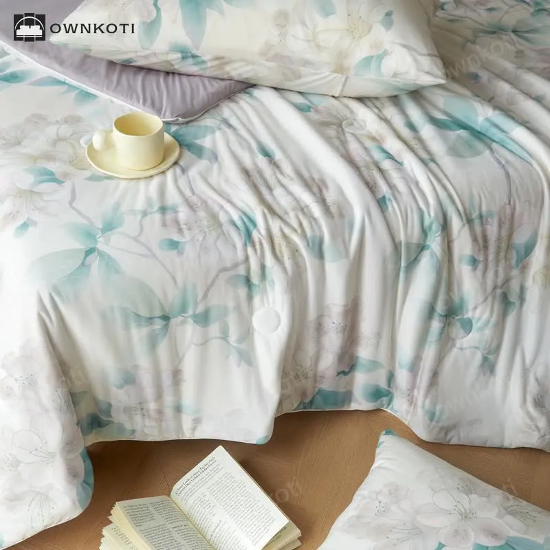 Refresh Floral Cooling Breathable Quilt