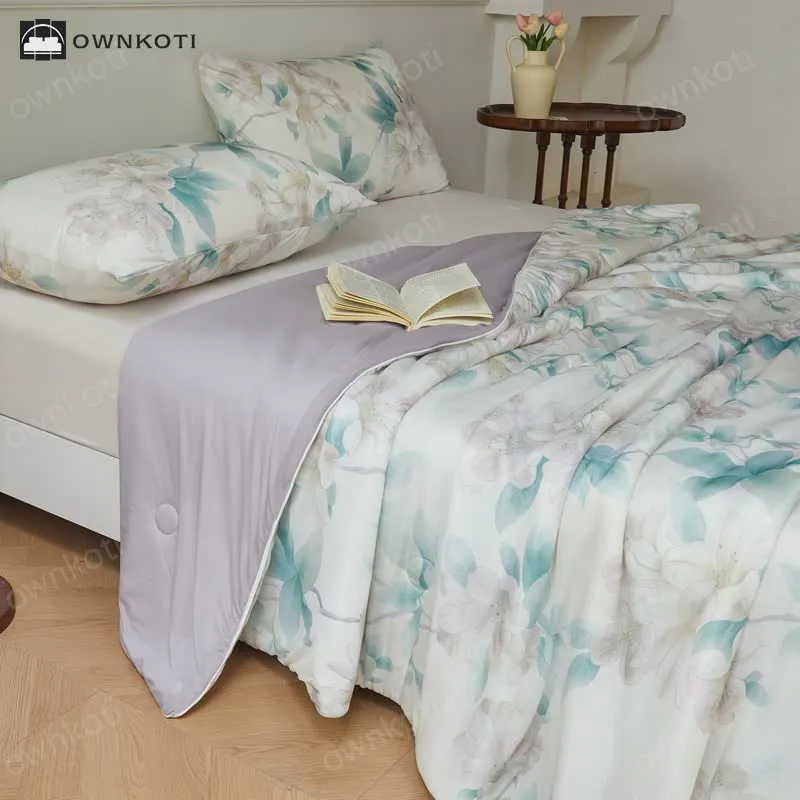 Refresh Floral Cooling Breathable Quilt