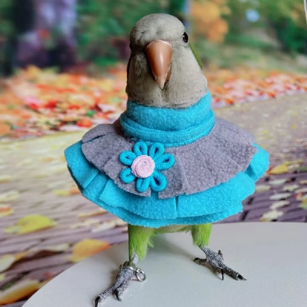 RRRIOT Parrot Neck Collar Pet Anti-bite Picking Feather Healing Protective Neck Cover Collar for Birds (4XL)