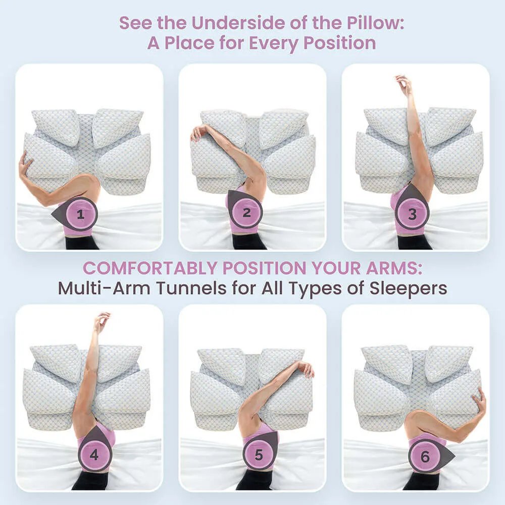 SG - Cooling Ice Cover Pillowcase, Material All Around for Hot Sleepers - F
