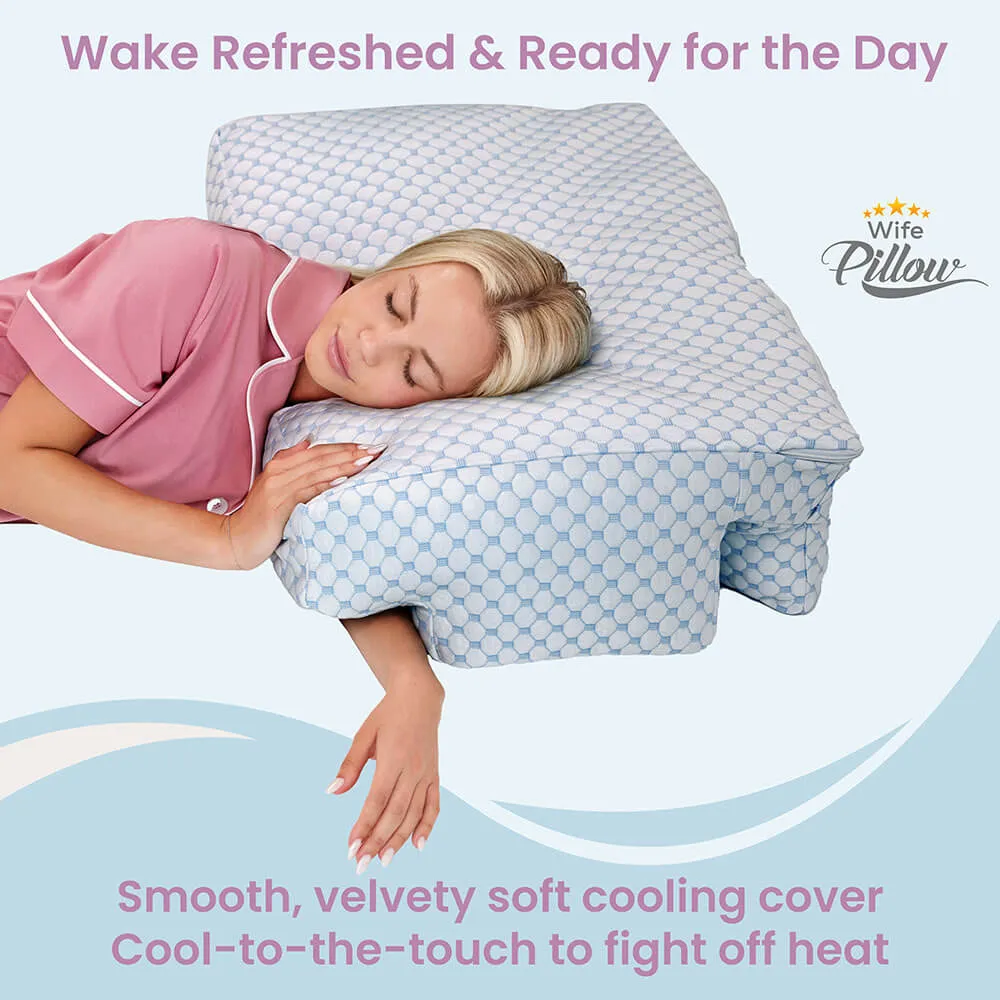 SG - Cooling Ice Cover Pillowcase, Material All Around for Hot Sleepers - F