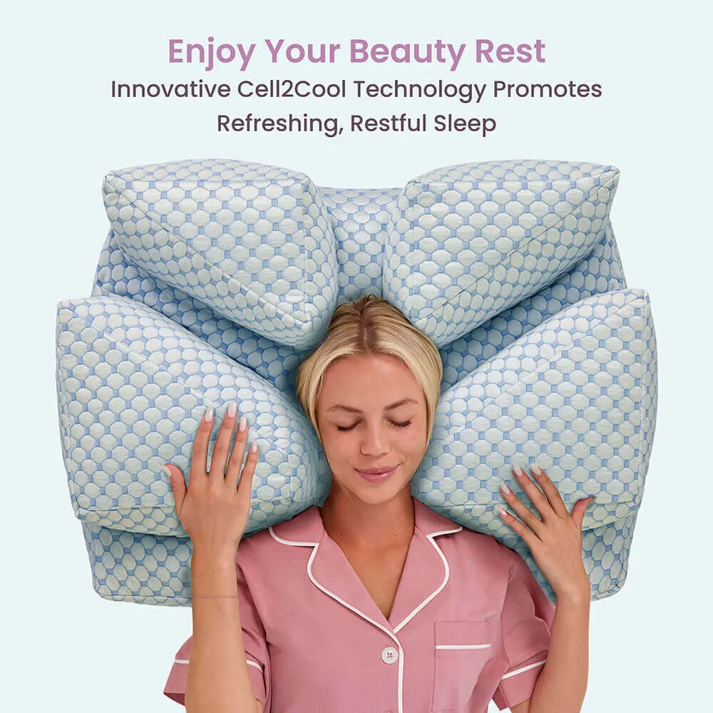 SG - Cooling Ice Cover Pillowcase, Material All Around for Hot Sleepers - F