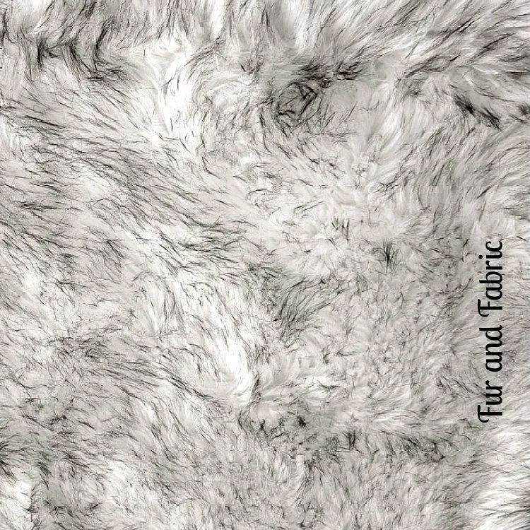 Shaggy Soft Black or Brown Tip Wolf Faux Fur DogNapper Dog Bed - Cat Mat - Reversible - Padded Plush Shag Fur Lining - Fur Accents USA