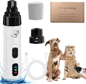 Silent Groom Pro Nail Grinder,2025 New Dog Nail Trimmer,Super Quiet Pet Paws Grooming Smoothing Tool,Rechargeable USB Charging Pet Nail Grinder for Dog Nail Grinders