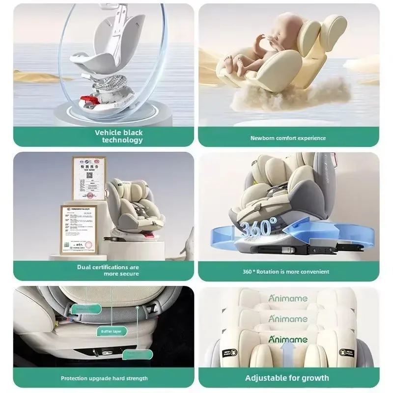 SpinSafe 360° Rotating Car Seat