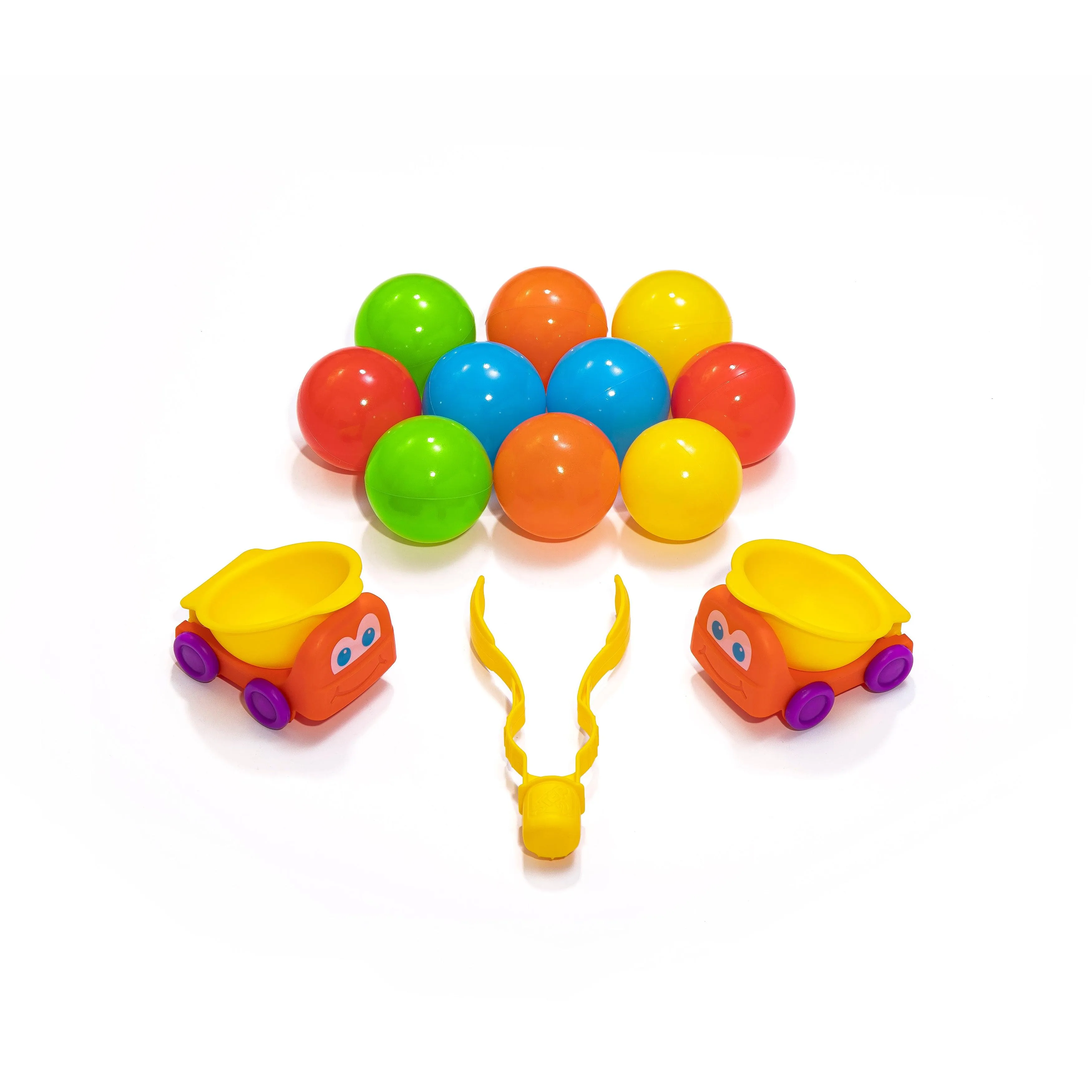 Step2 Ball Buddies Truckin' & Rollin' Play Table STEM & Ball Toy with 12 Accessory Toys for Toddlers