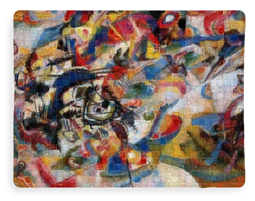 Tribute to Kandinsky - 1 - Blanket