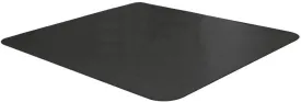 Under Pet Cage Mat for Bird Cages, Reptile Aquariums, Dog Kennels, Water-Resistant Pad for Hard Floors and Surfaces, 46 Inches x 60 Inches, Black
