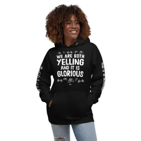 unisex hoodie: agility = yelling SUPER EDITION