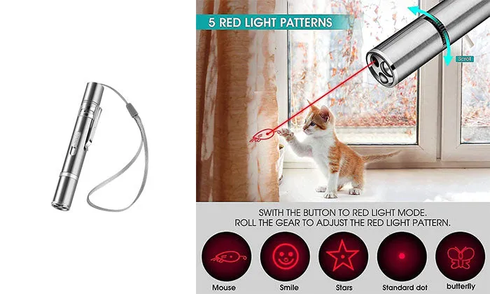 USB Rechargeable Cat Teasing Laser