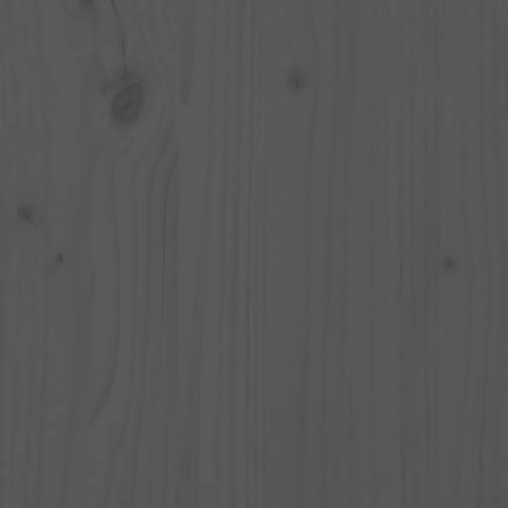 vidaXL Wall Shelves 2 pcs Grey 80x11x9 cm Solid Wood Pine
