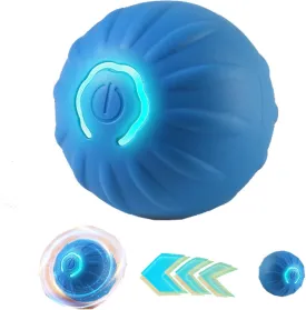 Winb Interactive LED Dog Ball 2 inch- USB Rechargeable Motion-Activated Rolling Toy for Small Dogs, Dogs Ball Play and Wicked Fun