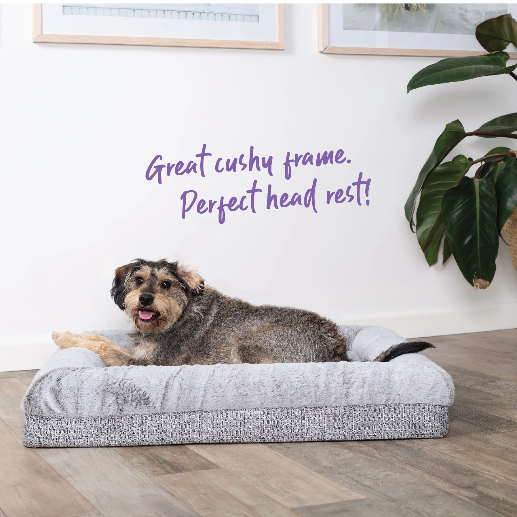 Wombat Plush Dog Bed